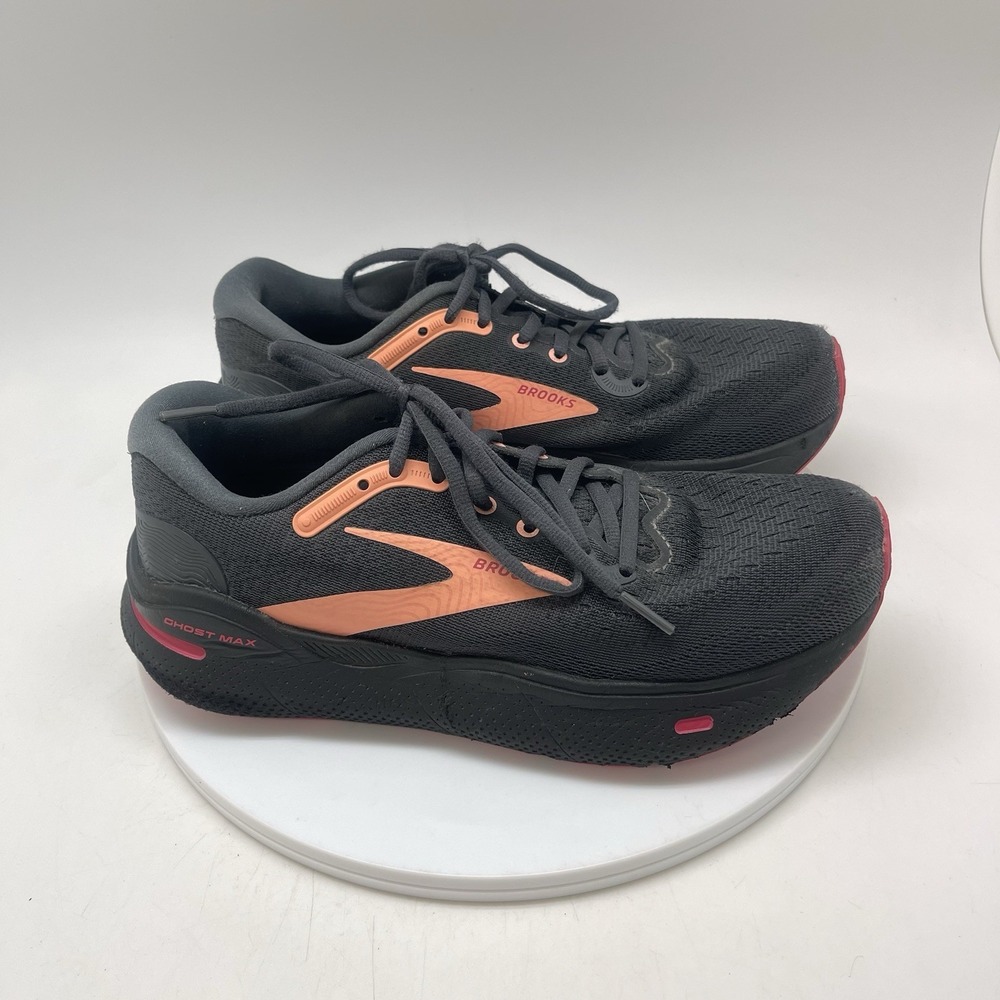 Brooks Sneakers Womens‎ 8 B Ghost Max 1203951B049 Black Running Athletic Shoes